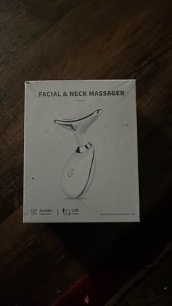 Facial and neck massager