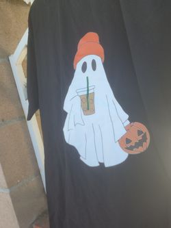 Ghost coffe shirt large