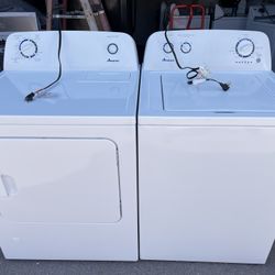 Amana  Washer and  gas  dryer 