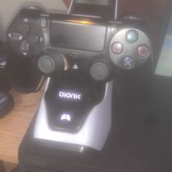 PS4 Slim And Dual Charging Controller Pad And Steel series Headset 