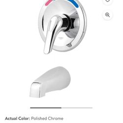 Pfister Pfirst Series 1-Handle Tub Trim in Polished Chrome