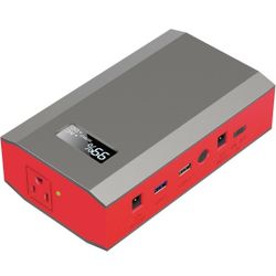 Portable Power Bank with AC Outlet, 65W 110V External Battery Pack 24000mAh Portable Laptop Charger Power Source Supply for Outdoor RV Tent Camping Ho
