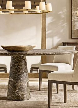 Restoration Hardware Cellini 72" round table