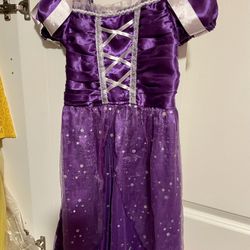Repunzel-Style Purple Costume Dress Size 3-4