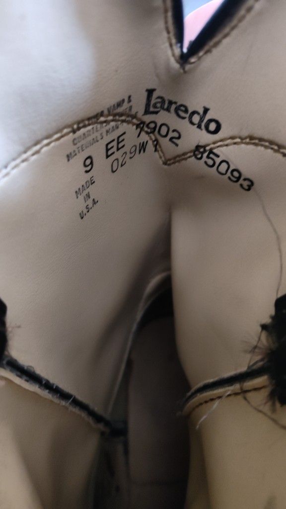 New Sole And Heal . 9EE Laredo Boots