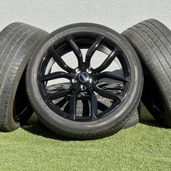 22” Land Rover Wheels NEW Range Rover 5x120 Defender rims Discovery Toyo 275/40R22 tires A/S 3-Peak Snow Rated