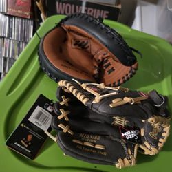 2 Baseball Leather  Glove ⚾️ Mitts Mac Gregor & Rawling