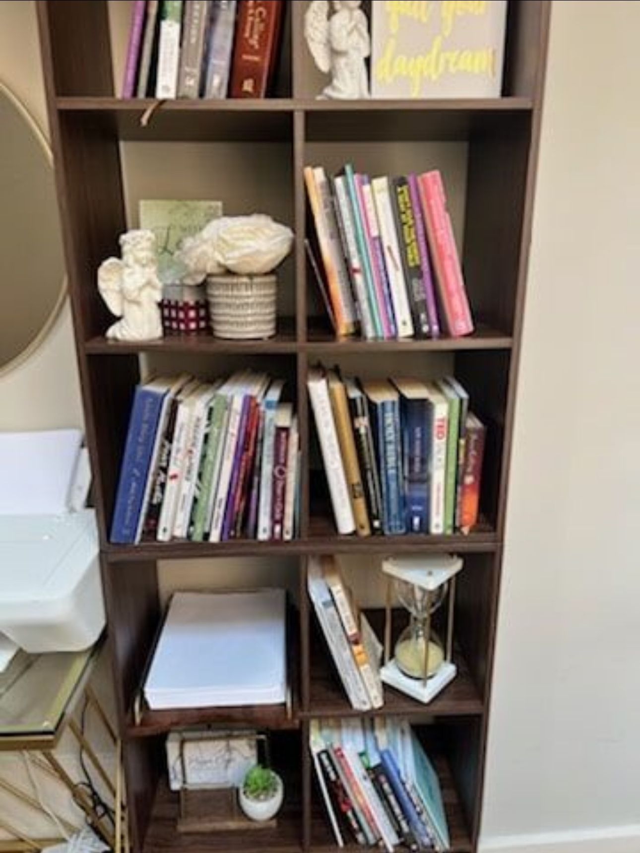 Dark Walnut Bookshelves