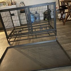 Large dog cage