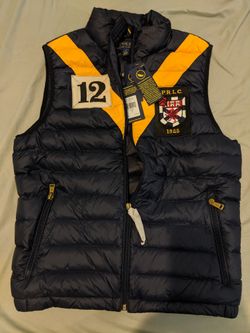 Polo Ralph Lauren Men Stadium Patched Rugby Down Vest