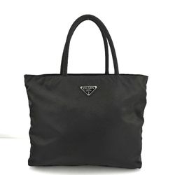 𝐏𝐑𝐀𝐃𝐀  Nylon Leather HandBag Black