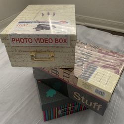 New! Memory Box/ Heavy Duty Photo Video Box. 