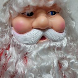 Vintage 26 " Tall Santa in felt suit.