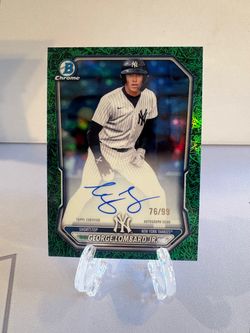2026 Bowman Chrome - George Lombard Jr. #CPA-GL Green Grass Refractor Auto /99