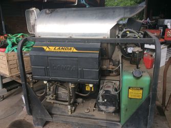 Landa steam pghw-5-3500 power washer gasoline/ diesel Bruner Honda go / v twin motor asking 5000.00