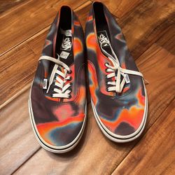 Vans Authentic Groovy “Dark Aura Multi” Tie Dye Sneakers. Size 13