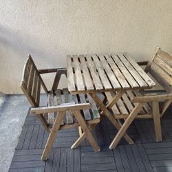 IKEA ASKHOLMEN Outdoor Bistro Set - Table & 2 Chairs