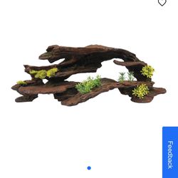 Top Fin® Greenery Driftwood Aquarium Ornament