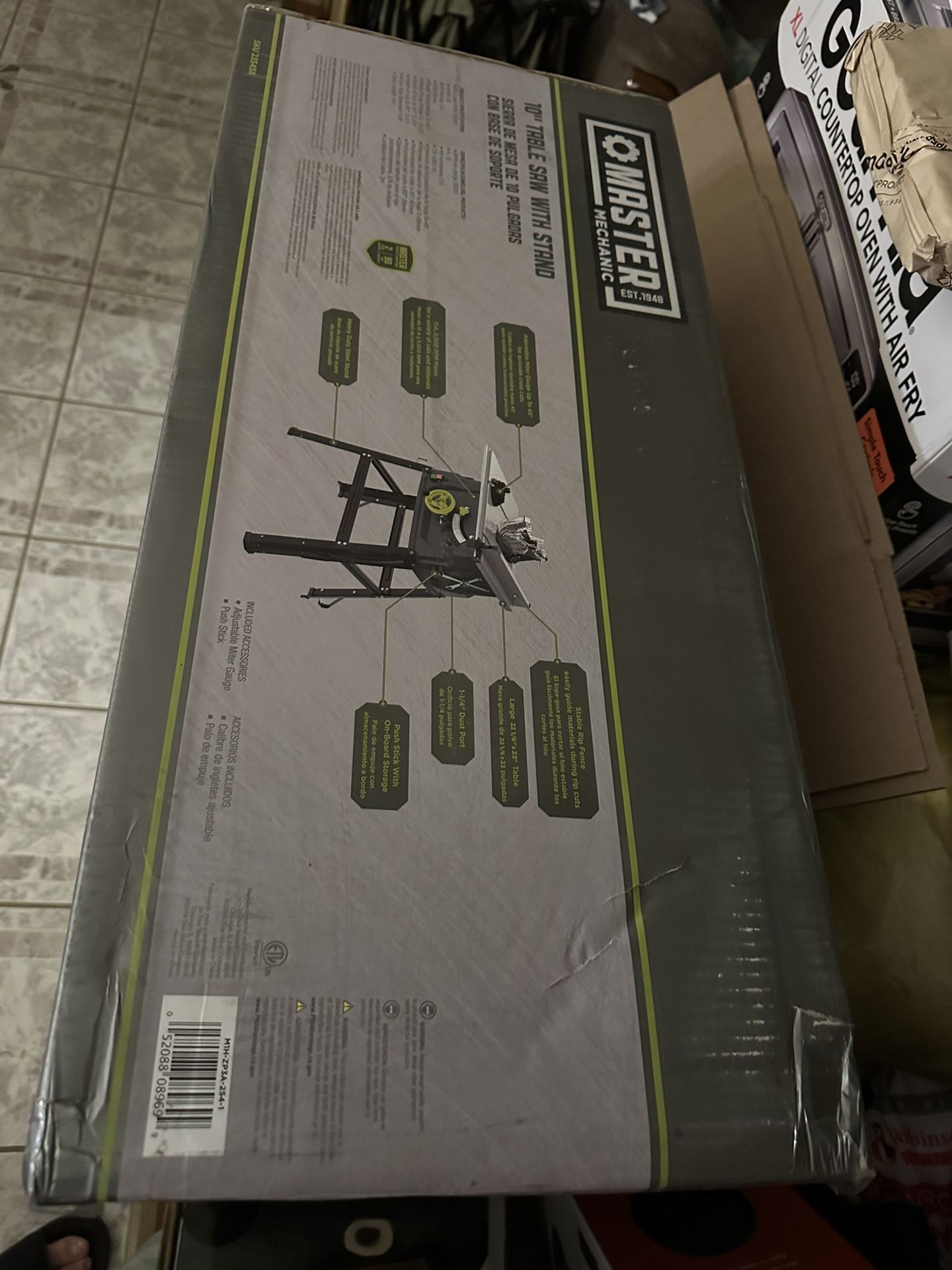 MASTER 10” TABLE SAW