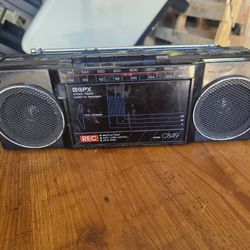 Vintage Radio Witb Caset Player