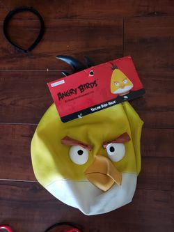 Angry birds mask costume