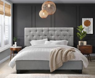 Brand new king size bed frame with a brand new mattress included - free same day delivery - Hablo espanol