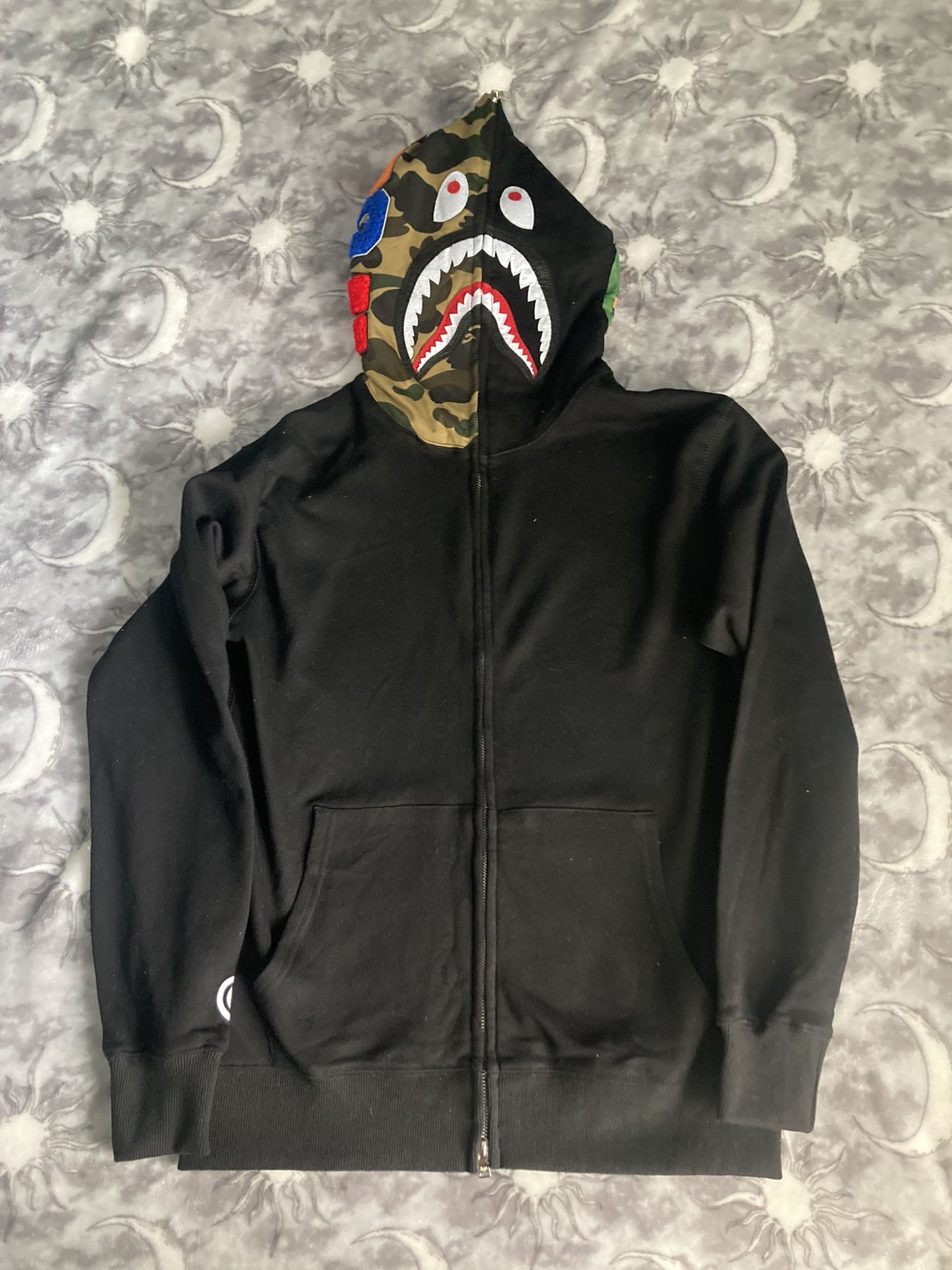 Black Bape Hoodie large new
