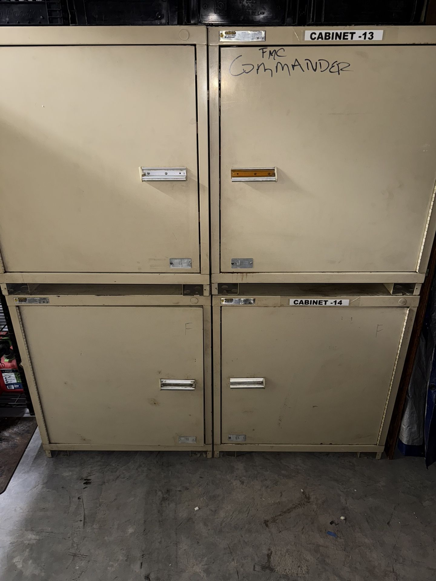 30” STANLEY VIDMAR Storage Cabinet 1 Door