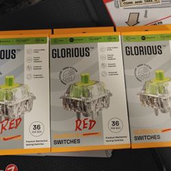 Glorious Switches Red (Fox) 104