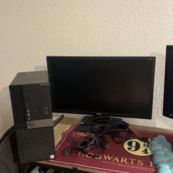 Dell Tower And Acer Monitor V246HL