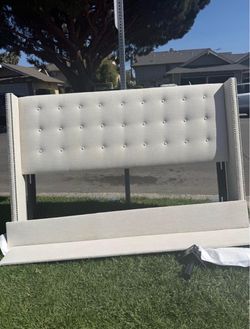 California King Upholstered Bed Frame