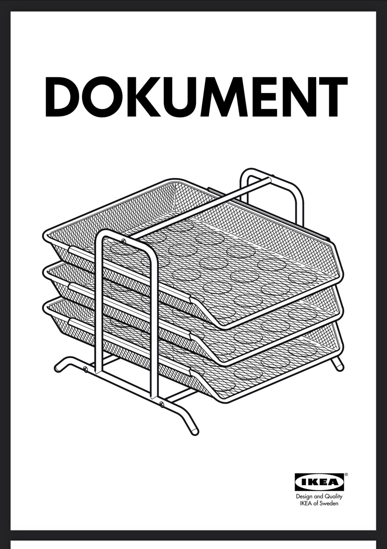 IKEA Dokument Letter Tray