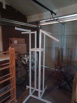 Rack Para Ropa Ajustable Con Ruedas