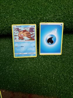 Swinub + Energy Pokémon Cards 