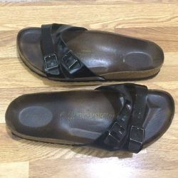 Birkenstock Double Strap Black Patent Leather