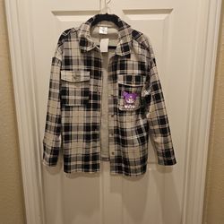 Kuromi Flannel Jacket Size M $10