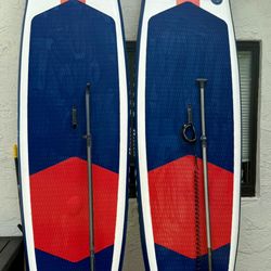 (2) AQUA PRO 11 FT. INFLATABLE PADDLEBOARDS