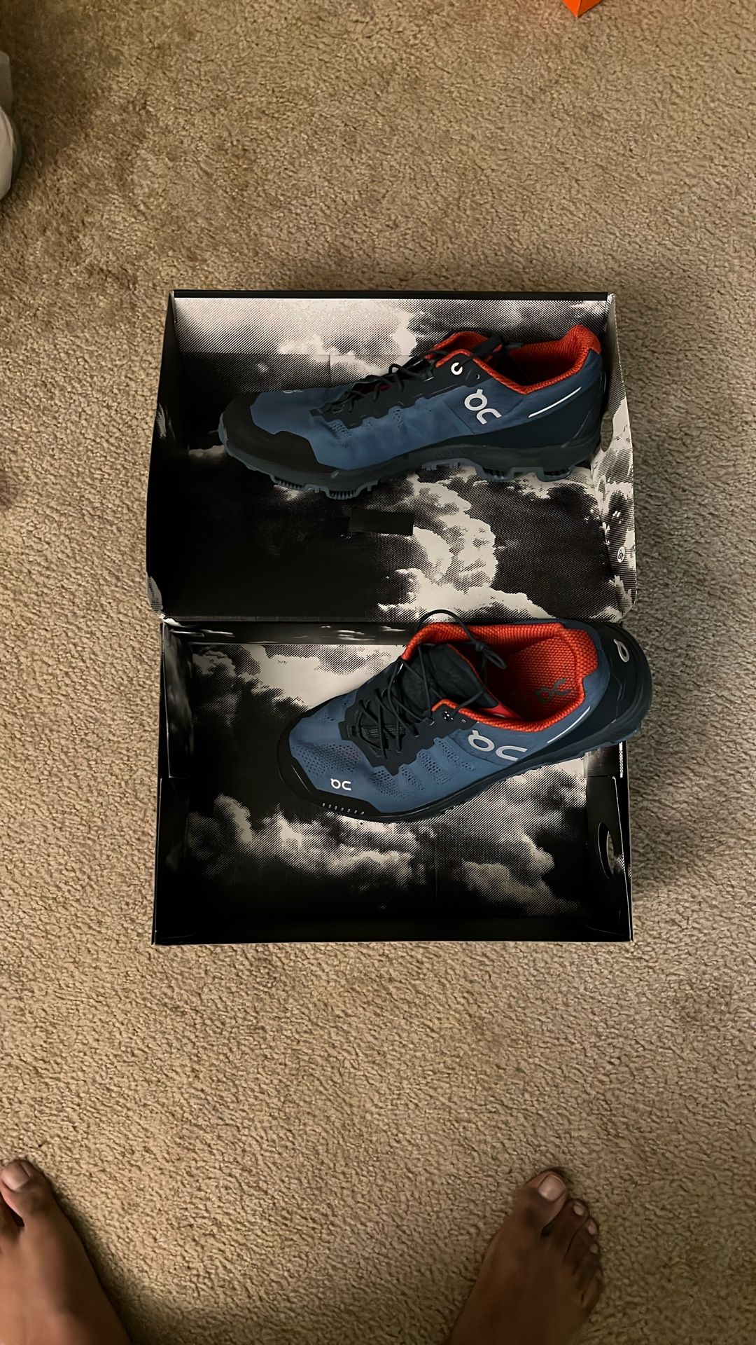 On Cloudventure Mens Trail Running Shoes Fjord/Navy