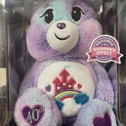 Care Bears Special Collectors Edition Care A Lot Bear 40th Anniversary 