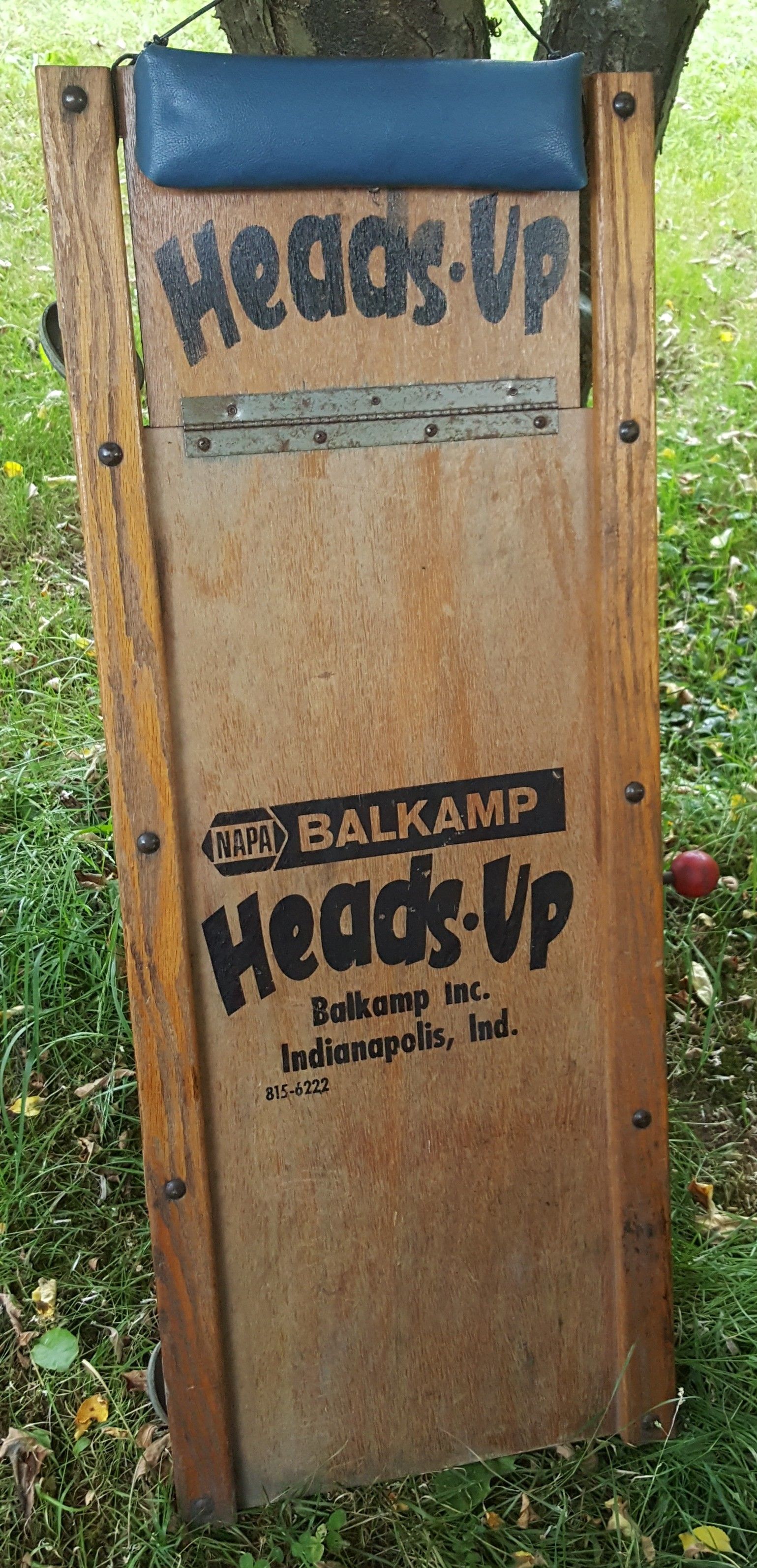 Vintage NAPA BALKAMP Heads-Up mechanic's creeper