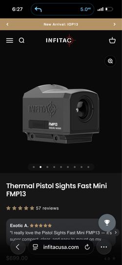 Thermal Pistol Sights Fast Mini