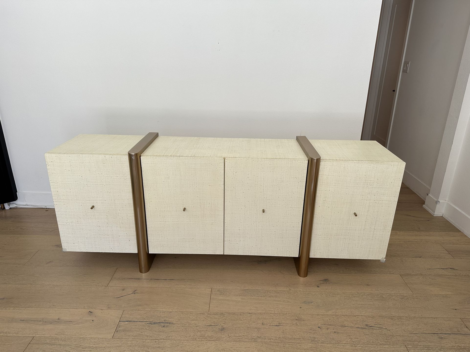 CB2 Dorset linen Credenza