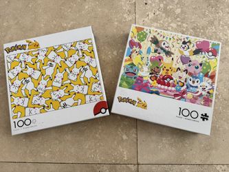 Pokémon Pikachu Buffalo Games 100-Piece Puzzles – Set of 2