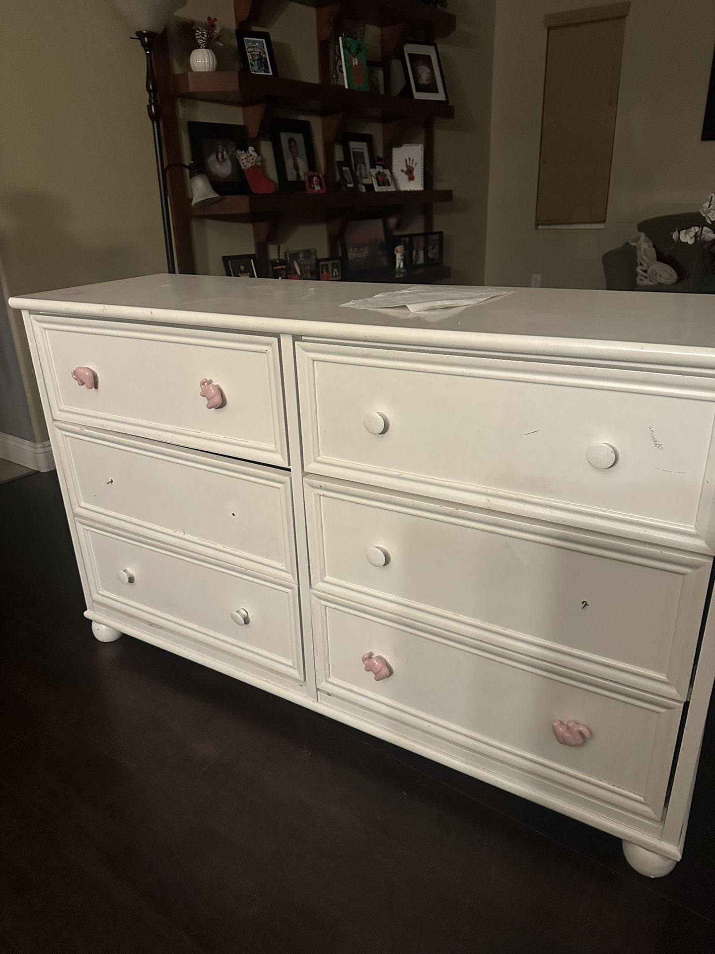 $67  White Dresser