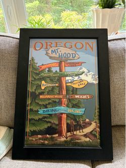 Framed Oregon Print