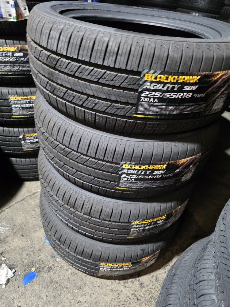 225 55 18 Blackhawk 100% nuevas