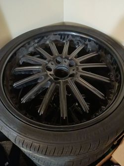 20" All black rims/ lugs