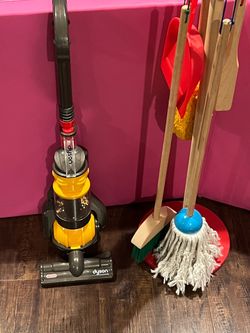 Dyson Kids Toy Vacuum & Melissa & Doug Cleaning Set