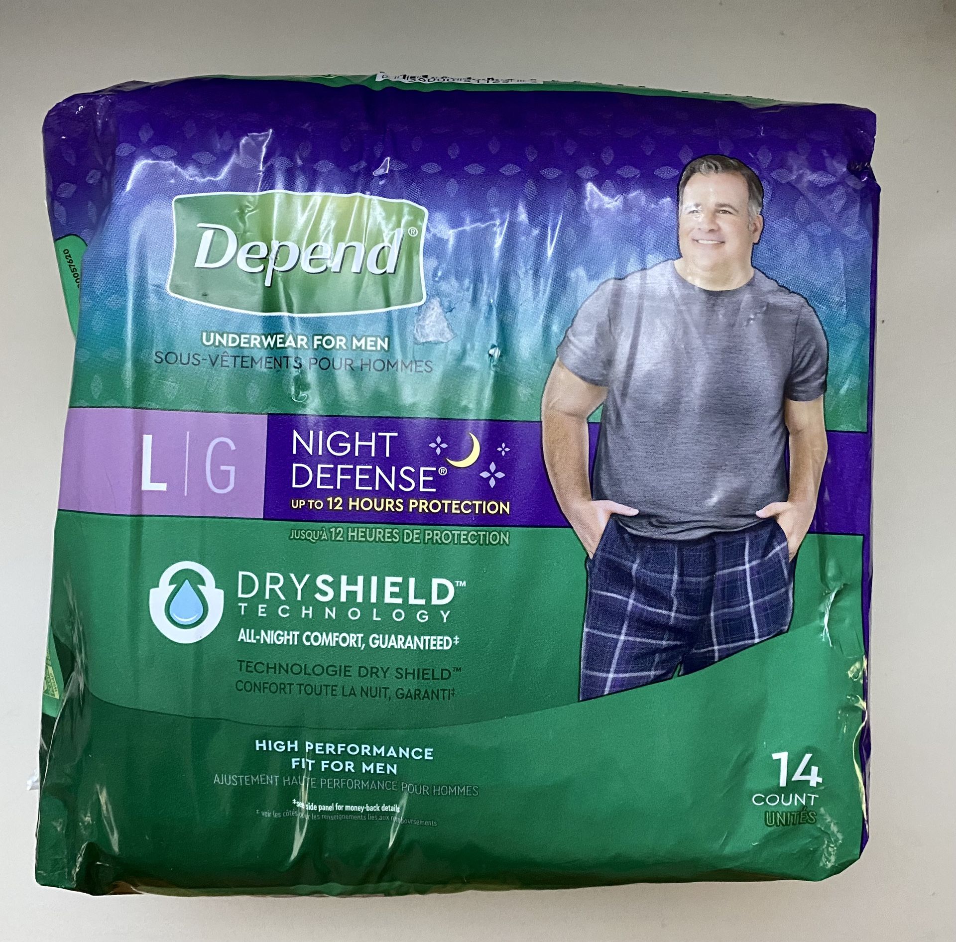 Depends night defense adult briefs