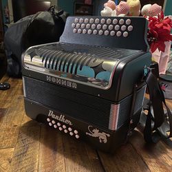 Honher Panther Accordion and Case 